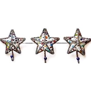 Beaded Stars Coat Rack